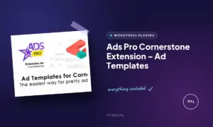 ads pro cornerstone extension ad templates
