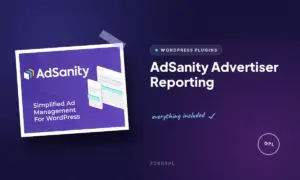 adsanity advertiser reporting