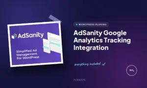 adsanity google analytics tracking integration