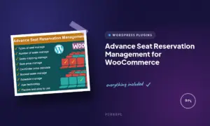 advance seat reservation management for woocommerce