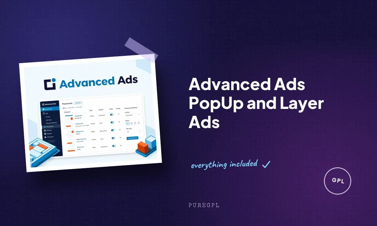 Advanced ads | PopUp and Layer Ads