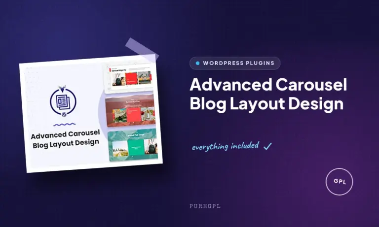 advanced carousel blog layout design