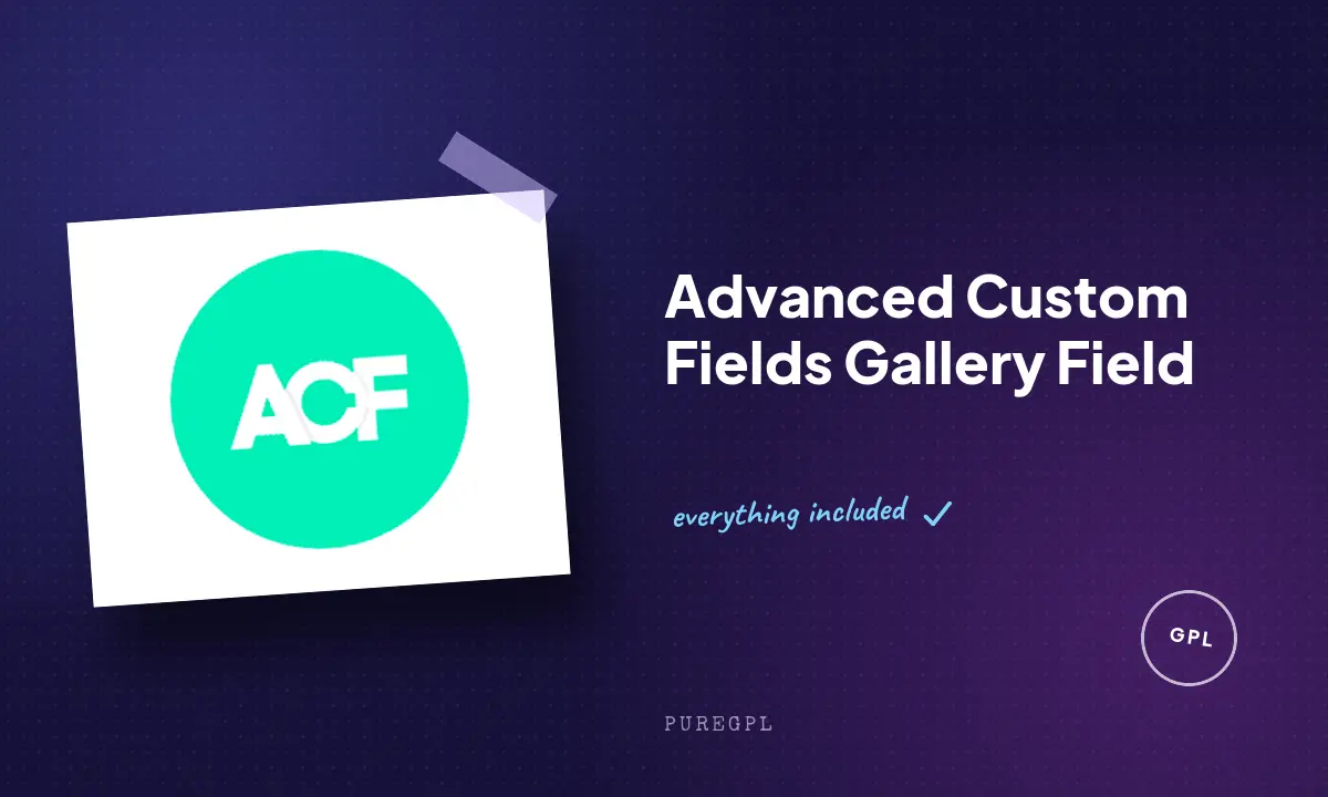 Advanced custom fields | Gallery Field