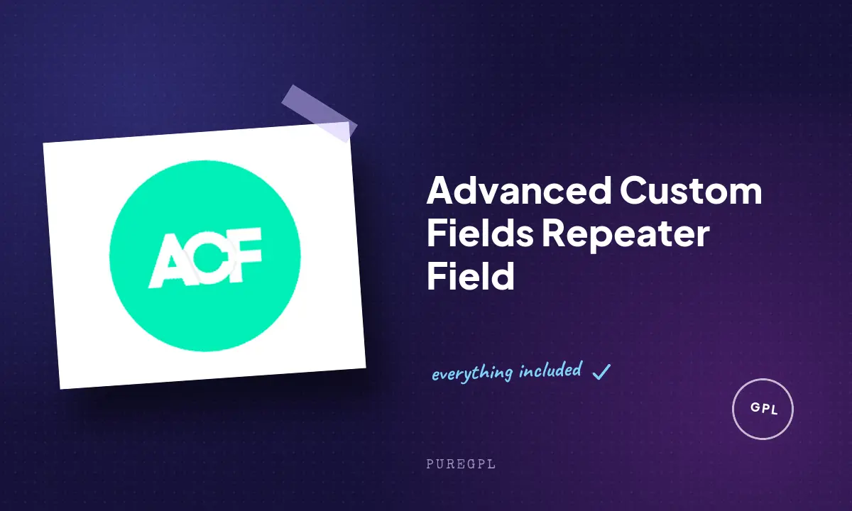Advanced custom fields | Repeater Field