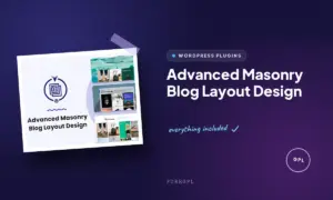 advanced masonry blog layout design