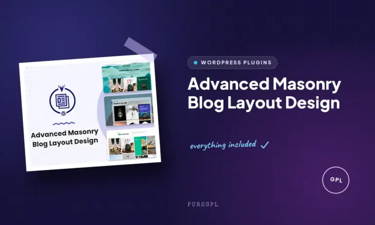 advanced masonry blog layout design