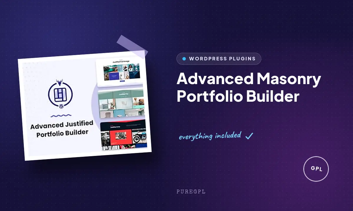 Advanced Masonry Portfolio Builder