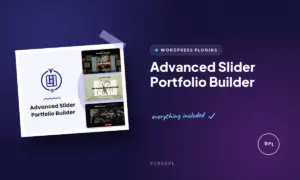 advanced slider portfolio builder