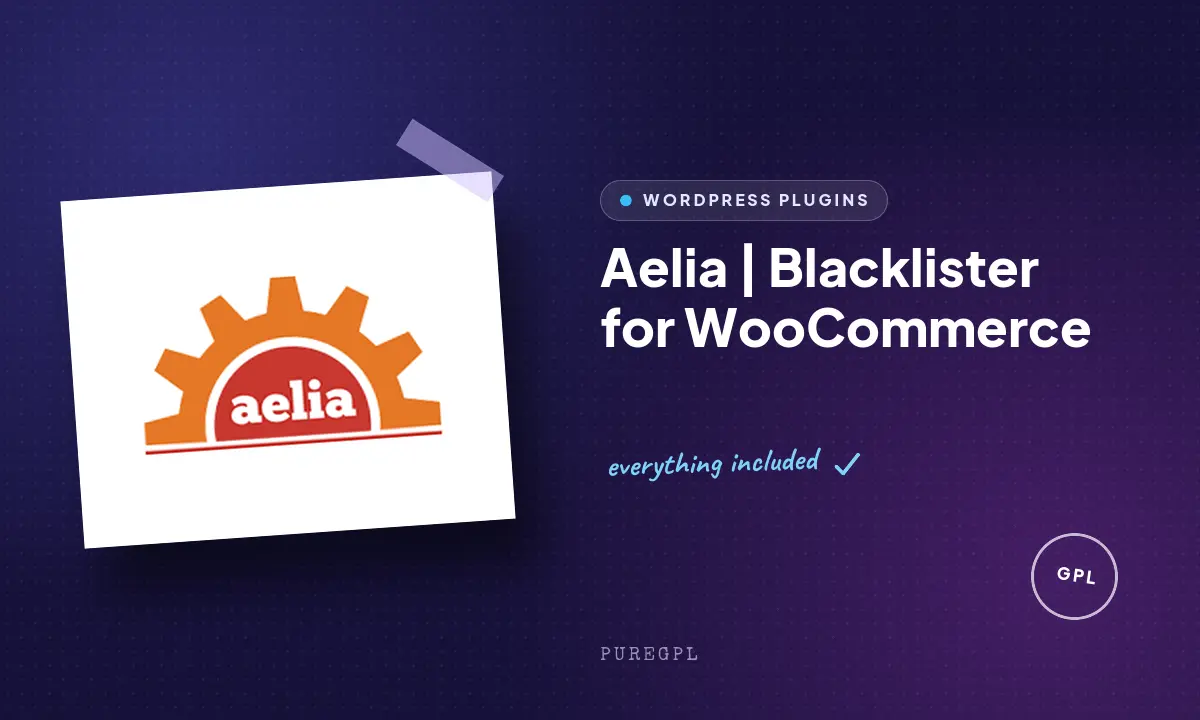 Aelia | Blacklister for WooCommerce