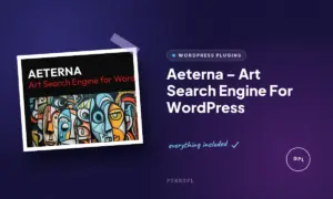 aeterna art search engine for wordpress