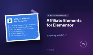 affiliate elements for elementor