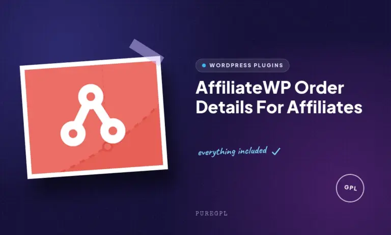 affiliatewp order details for affiliates
