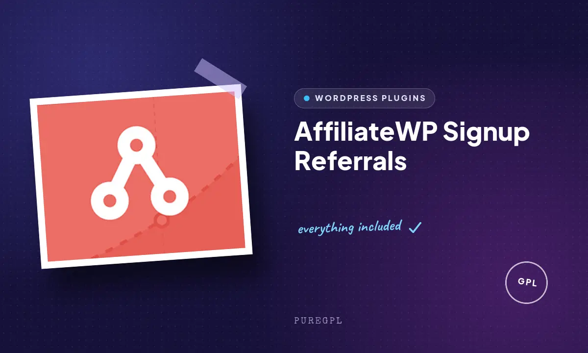 AffiliateWP – Signup Referrals