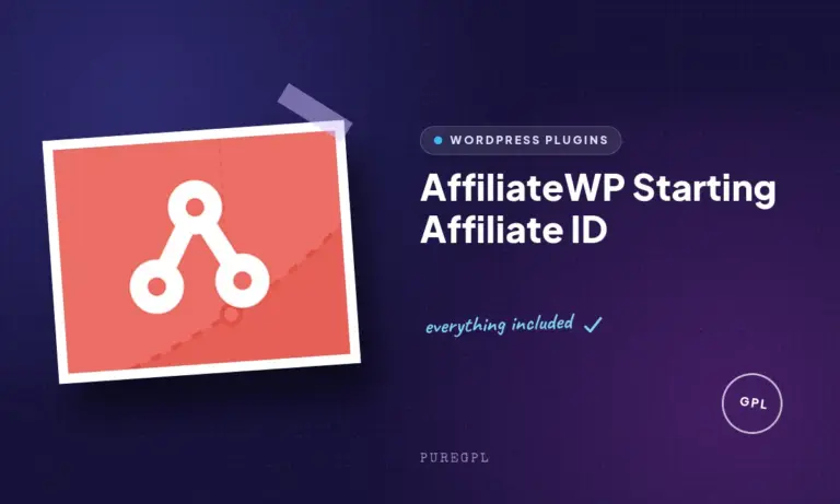 affiliatewp starting affiliate id