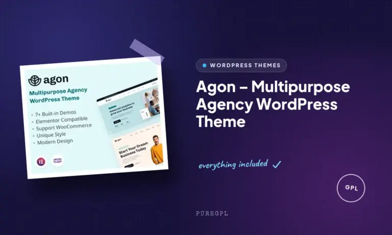 agon multipurpose agency wordpress theme