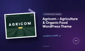 agricom agriculture organic food wordpress theme