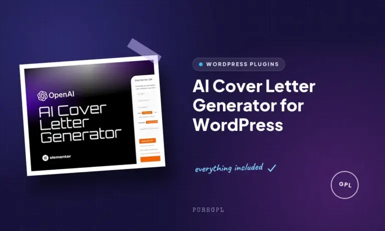 ai cover letter generator for wordpress