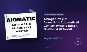 aimogen pro ex aiomatic automatic ai content writer editor chatbot ai toolkit