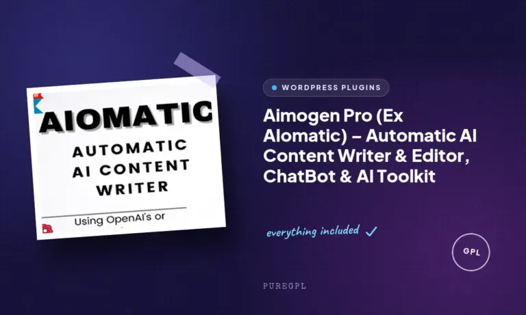 aimogen pro ex aiomatic automatic ai content writer editor chatbot ai toolkit