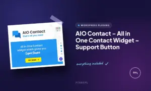 aio contact all in one contact widget support button