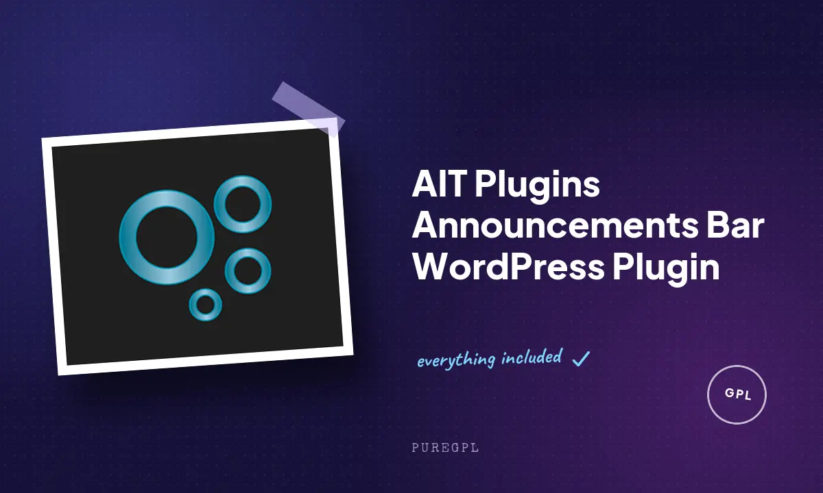 Ait plugins | Announcements Bar