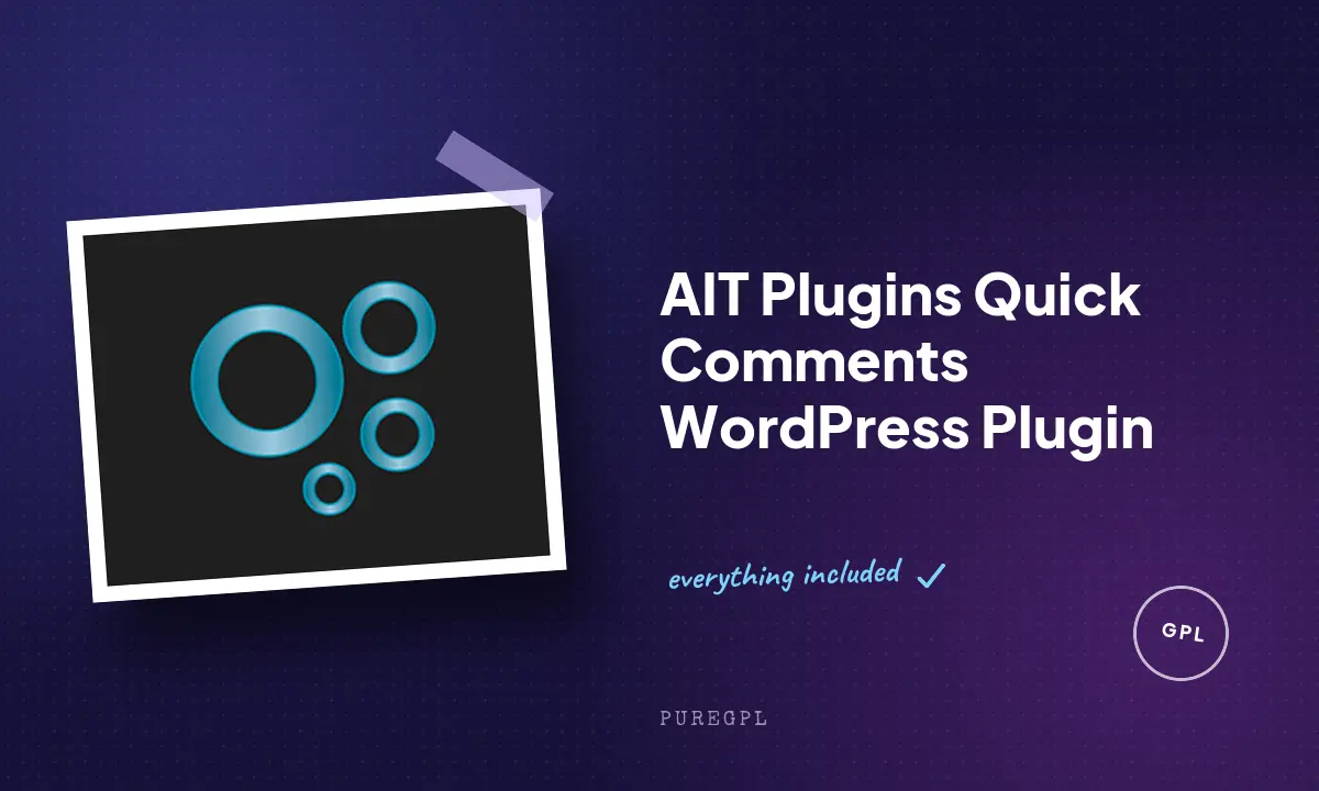 Ait plugins | Quick Comments