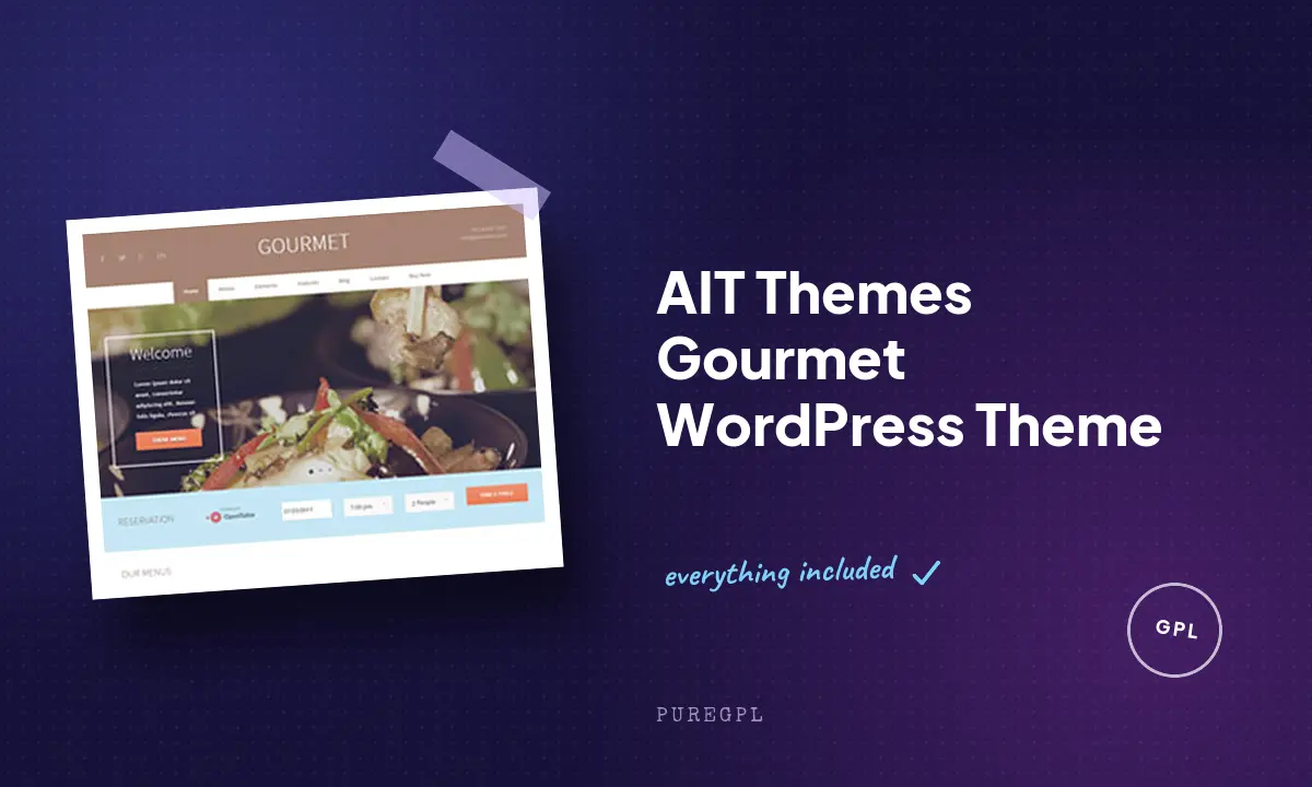 Ait themes | Gourmet