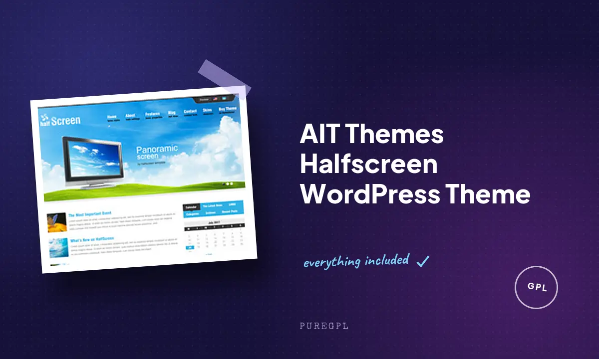 Ait themes | Halfscreen