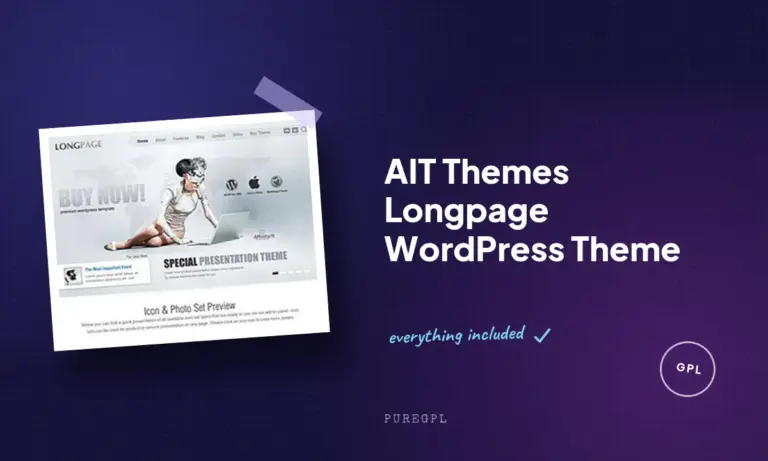 ait themes longpage wordpress theme
