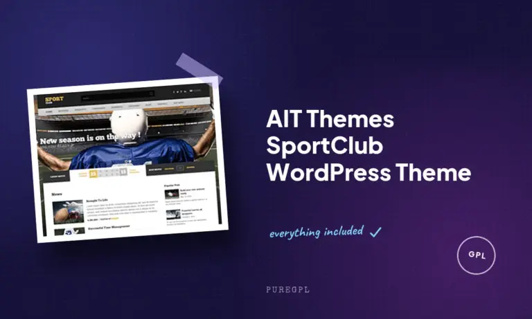 ait themes sportclub wordpress theme
