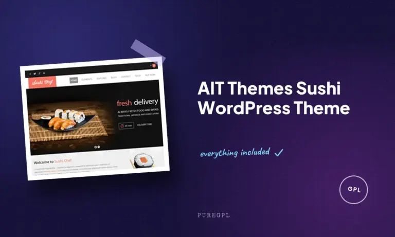ait themes sushi wordpress theme