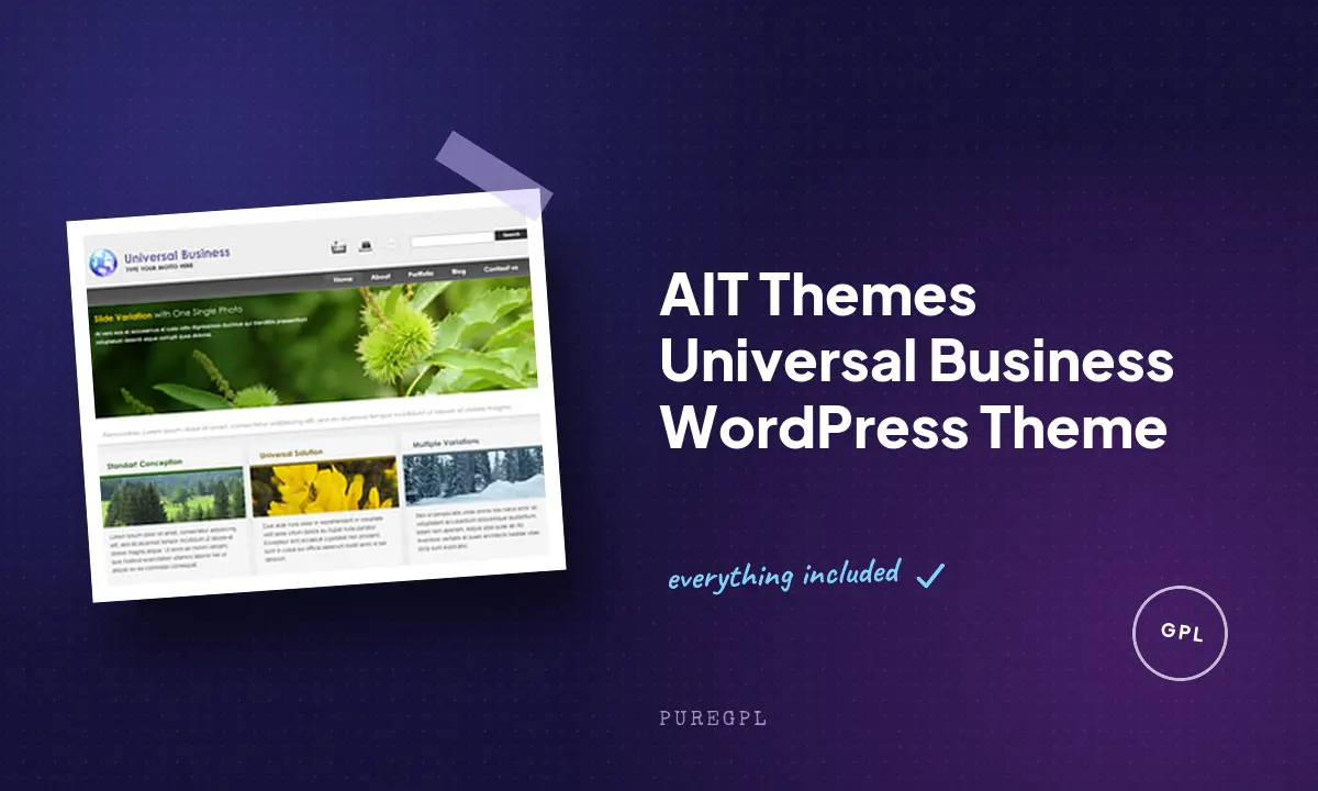 Ait themes | Universal Business