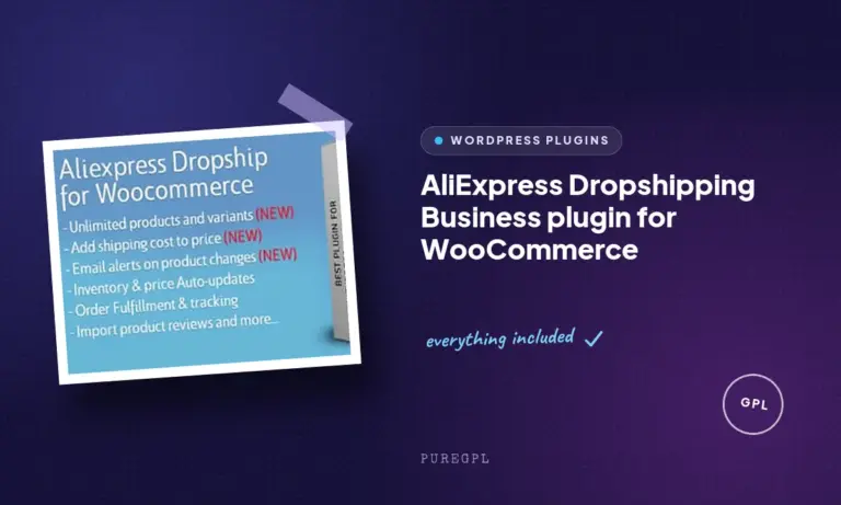 aliexpress dropshipping business plugin for woocommerce