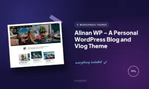alinan wp a personal wordpress blog and vlog theme