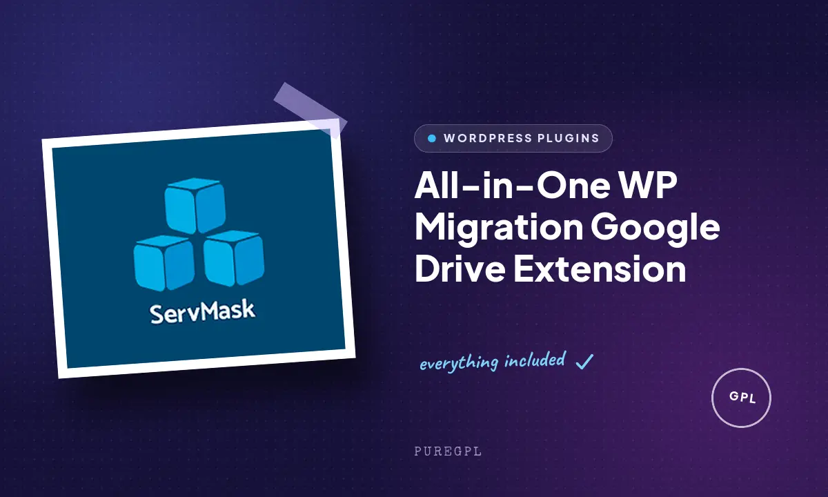 All in One WP Migration Google Drive Extension