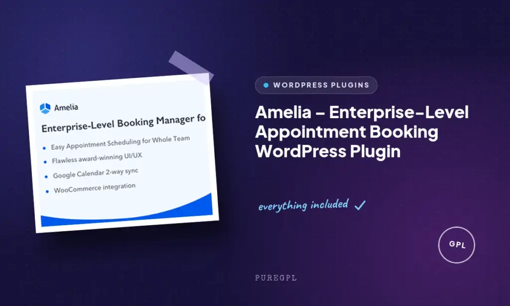 amelia enterprise level appointment booking wordpress plugin