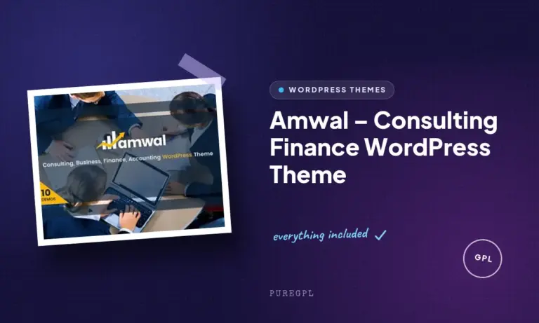 amwal consulting finance wordpress theme