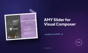 amy slider for visual composer