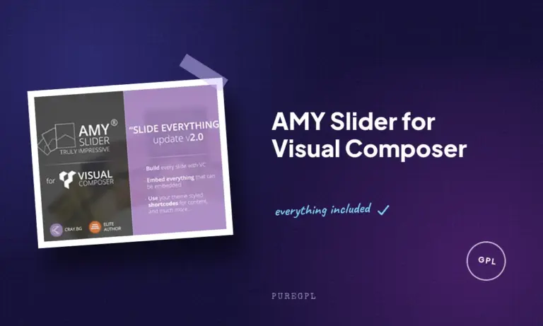 amy slider for visual composer