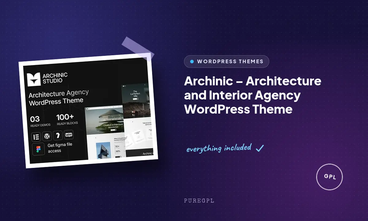 Archinic – Architecture and Interior Agency WordPress Theme