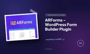 arforms wordpress form builder plugin