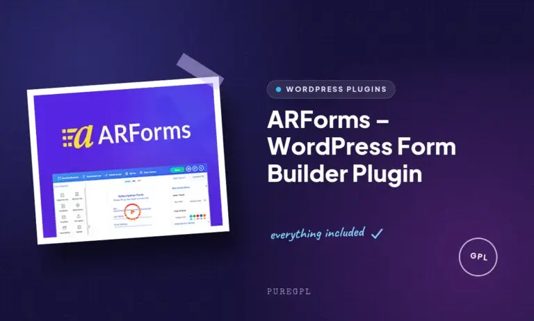 arforms wordpress form builder plugin