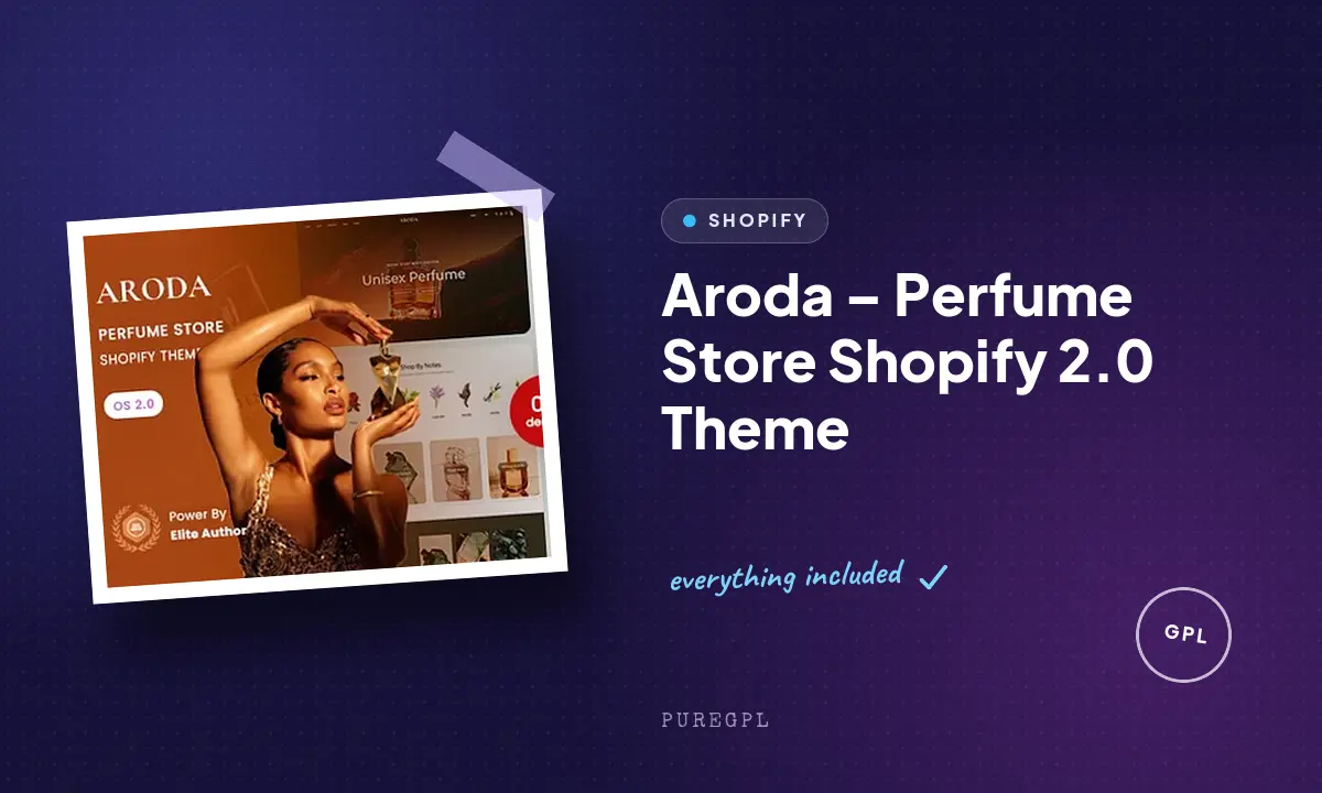 Aroda – Perfume Store Shopify 2.0 Theme