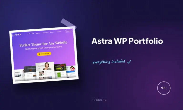 astra wp portfolio