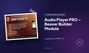audio player pro beaver builder module