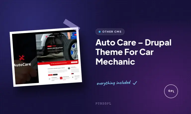 auto care drupal theme for car mechanic
