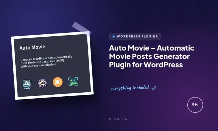 auto movie automatic movie posts generator plugin for wordpress