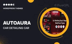 Autoaura – Car Detailing, Car Repair & Car Shop WordPress Theme
