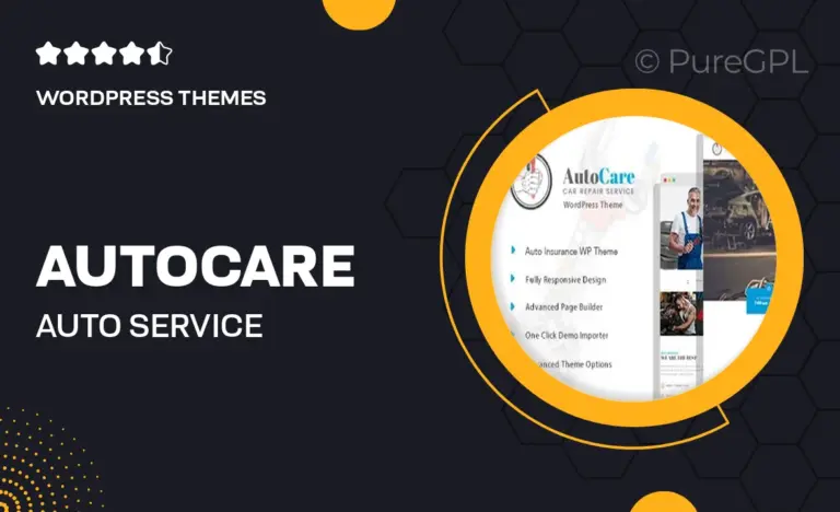 autocare auto service wordpress theme