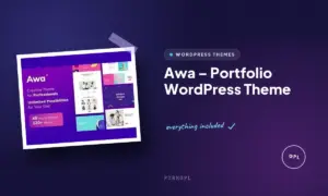 awa portfolio wordpress theme
